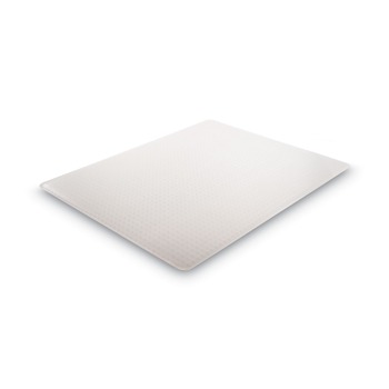 Deflecto CM14443FCOM SuperMat 46 in. x 60 in. Medium Pile Carpet Frequent Use Chair Mat - Rectangle Clear