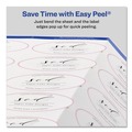 Back to School Sale | Avery 22804 1.5 in. x 2.5 in. Oval Labels with Sure Feed and Easy Peel - Glossy White (180/Pack) image number 6