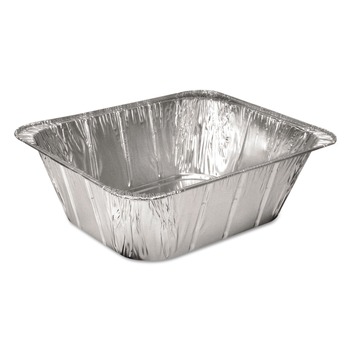 PRODUCTS | Handi-Foil 2014-50-100 10.31 in. x 12.69 in. x 4.19 in. Aluminum Steam Table Pans (100/Carton)