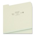 File Folders | Smead 13230 1/3-Cut Tabs Assorted Letter Size 1 in. Expansion Recycled Heavy Pressboard Folders - Gray-Green (25/Box) image number 2