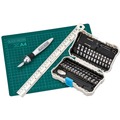 Craft Supplies | Black & Decker BDHT14001 Craft Hobby Knife Kit with 26 Assorted Blades and Cutting Mat image number 0