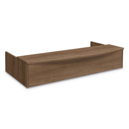 Office Desks & Workstations | HON HLMRECP.PINC 72 in. x 36 in. x 14.25 in. Pinnacle Foundation Reception Station with Bow Front image number 0