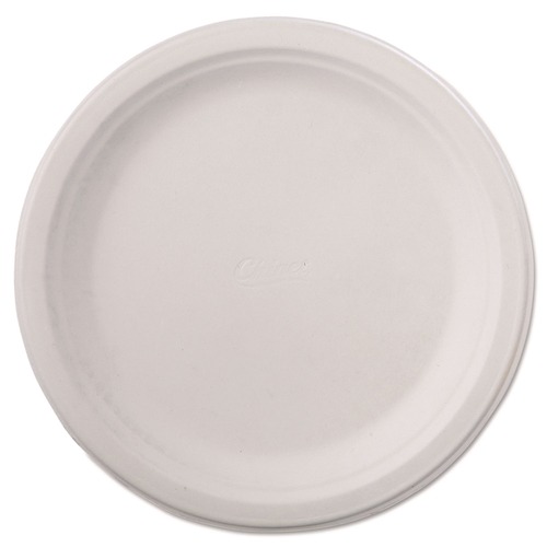  | Chinet 21232 Classic 9.75 in. Paper Dinnerware Plate - White (125/Pack, 4 Packs/Carton) image number 0