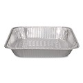 Food Trays, Containers, and Lids | Handi-Foil 4025-40-100 10.38 in. x 12.75 in. x 2.19 in. Aluminum Steam Table Pans (100/Carton) image number 1