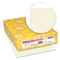File Folders | Neenah Paper 05201 8.5 in. x 11 in. 24 lbs. Bond Weight CLASSIC Linen Stationery - Classic Natural White (500/Ream) image number 1