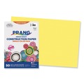 Cover & Cardstock | Prang P8407 12 in. x 18 in. 50 lb Text Weight SunWorks Construction Paper - Yellow (50/Pack) image number 0
