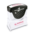 Stamps & Stamp Supplies | ACCUSTAMP2 035570 1.63 in. x 0.5 in. RECEIVED Pre-Inked Shutter Stamp - Red image number 0