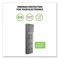 Surge Protectors | Belkin BE108000-08-CM 2500 J 8 AC Outlets 8 ft. Cord Home/Office Surge Protector - Black image number 6