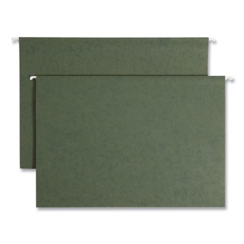 FILE FOLDERS | Smead 64359 2-in. Capacity Box Bottom Hanging File Folders - Legal, Standard Green (25/Box)
