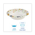 | Boardwalk BWKDEER12BOWL 12 oz. Coated/Soak Proof Deerfield Printed Paper Bowl - Multicolor (125/Pack, 8 Packs/Carton) image number 5