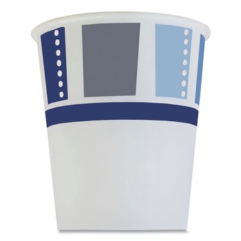  | AJM Packaging Corporation DC3MW012200AMB 3 oz. Paper Modernware Design Heavy-Duty Cold Cups (2400/Carton)