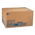 Paper Towels and Napkins | Georgia Pacific Professional 20887 10.2 in. x 10.8 in. 1-Ply Pacific Blue Ultra Folded Paper Towels - White (2200/Carton) image number 1