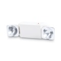 Floor Signs & Safety Signs | Tatco 70012 12.75 in. x 4 in. x 5.5 in. Swivel Head Twin Beam Emergency Lighting Unit - White image number 0