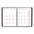 Notebooks & Pads | Brownline CB1262.BLK 11 in. x 8.5 in. 14-Month: Dec 2024 to Jan 2026 Essential Collection Ruled Monthly Planner - Black Cover image number 2