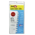 Dividers & Tabs | Redi-Tag B39000 0.44 in. Wide 1/12-Cut Laser Printable Index Tabs - White (675/Pack) image number 0