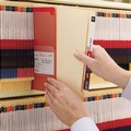 File Folders | Smead 27100 9.5 in. High Front Straight Tabs Legal Size 0.75 in. Expansion Heavyweight End Tab Folders - Manila (100/Box) image number 6