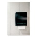 Paper Towel Holders | Boardwalk BWK29GREEN 12.31 x 9.31 x 15.94 Xtra Mechanical Hands-Free Towel Dispenser - Black (1/Carton) image number 6