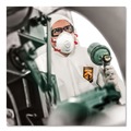 Cleaning & Janitorial Supplies | Ansell 44334 A40 Elastic-Cuff Ankle Hood and Boot Coveralls - X-Large, White (25/Carton) image number 4