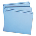 Just Launched | Smead 12010 Colored File Folders with Reinforced 1/3-Cut Top Straight Tabs - Letter, Blue (100/Box) image number 1