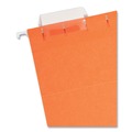 File Folders | Smead 64065 Colored Hanging File Folders, Letter Size, 1/5-Cut Tab, Orange, 25/box image number 1