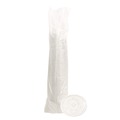 Cups and Lids | Boardwalk BWKPET910STRAWPK 9 oz. to 10 oz. Crystal-Clear Cold Cup Straw-Slot Lids - Clear (100/Pack) image number 1
