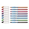 Pens | Schneider 151298 1.4 mm Slider Basic Ballpoint Stick Pen - Extra-Bold/Assorted Ink and Barrel Colors (8/Set) image number 0