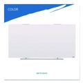 White Boards | Iceberg 31160 Clarity 72 in. x 36 in. Glass Dry Erase Board with Aluminum Trim - White Surface image number 5