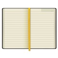 Journals & Diaries | TOPS 56874 Idea Collective 5.5 in. x 3.5 in. Hardcover Journal with Elastic Closure - Wide/Legal, Black Cover/Yellow Pad (90 Sheets/Book) image number 1