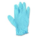 Disposable Gloves | Boardwalk 382SBXA 5 mil. Disposable Examination Nitrile Gloves - Small, Blue (100/Box) image number 2