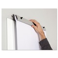 White Boards | MasterVision DET8025397 29-1/2 in. x 45 in. Magnetic Dry Erase Tile Board - White image number 3