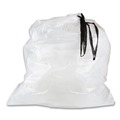 Trash Bags | Inteplast Group DT55DRUM Draw-Tuff Institutional 42.5 in. x 35.5 in. 1.9 mil 55 gal Drawstring Draw-Tape Can Liners - Natural (10/Carton) image number 4