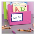 Back to School Sale | Avery 05144 3.38 in. x 2.33 in. Printable Adhesive Name Badges - Blue Border (100/Pack) image number 6
