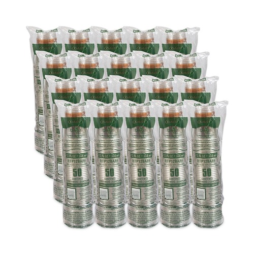 Cups and Lids | Dart RTP12BARE Bare Eco-Forward 12 oz to 14 oz RPET Cold Cups (1000/Carton) image number 0