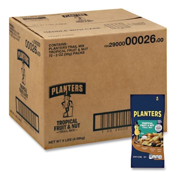 SNACKS | Planters GEN00260 2 oz.Bag Tropical Fruit and Nut Trail Mix (72/Carton)