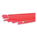 Cutlery | AmerCareRoyal RJSS10 10.25 in. Plastic Jumbo Spoon Straw - Red (5400/Carton) image number 3