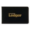Notebooks & Pads | National 63453 8.5 in. x 5 in. Debit-Credit-Balance Sheets Four-Ring Ledger Binder Kit with A-Z Index - Black Cover image number 1