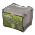Paper Towels and Napkins | San Jamar H4005TBK 6.5 in. x 6.13 in. x 6.9 in. 200 Capacity Venue Napkin Dispenser with Advertising Inset - Black image number 2