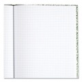 Notebooks & Pads | National 53110 10.13 in. x 7.88 in. Sheets 5 sq./in. Quadrille Rule Lab Notebook - Green Marble Cover image number 3