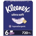 Tissues | Kleenex 54317 3-Ply Ultra Soft Facial Tissue - White (4 Packs/Carton) image number 1
