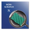 Sponges & Scrubbers | O-Cedar 169431CT 2.63 in. x 4.25 in. x 1 in. Scrunge Non-Scratch Scrub Sponge - Green/Blue (8 Packs/Carton) image number 2