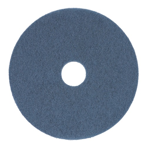 Just Launched | Boardwalk BWK4016BLU 16 in. Diameter Scrubbing Floor Pads - Blue (5/Carton) image number 0