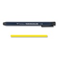 Back to School Sale | Tombow 51534 4.4 millimeter Wax-Based Marking Pencil - Yellow Wax/Navy Blue Barrel (10/Box) image number 3