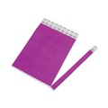 Office Accessories | Advantus 75440 9.75 in. x 0.75 in. Sequentially Numbered Crowd Management Wristbands - Purple (100/Pack) image number 0