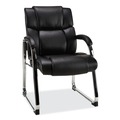 Office Chairs | Alera ALEHD4319 Hildred Series 25 in. x 28.94 in. x 37.8 in. Guest Chair - Black Seat/Back/Chrome Base image number 0