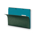 File Folders | Smead 10291 1/3-Cut Tabs Assorted Letter Size 0.75 in. Expansion Interior File Folders - Teal (100/Box) image number 4