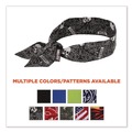 Safety & First Aid | Ergodyne 12329 Chill-Its 6700 One Size Fits Most Cooling Bandana Polymer Tie Headband - Skulls image number 4