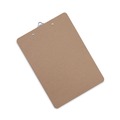 Clipboards | Universal UNV40304 1.25 in. Clip Capacity 8.5 in. x 11 in. Hardboard Clipboard - Brown image number 1