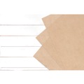 Food Wraps | Paterson WG01009 12 in. x 12 in. Grease-Resistant Food Wrap - Natural (5000/Carton) image number 3