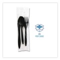 Cutlery | Boardwalk BWK3KITBLPS 3-Piece Polystyrene Fork/Knife/Teaspoon Cutlery Kit - Black (250/Carton) image number 5