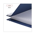 Binders | Universal A7011723A 9.5 in. x 11 in. 6 in. Capacity 2 Posts Pressboard Hanging Binder - Blue image number 3